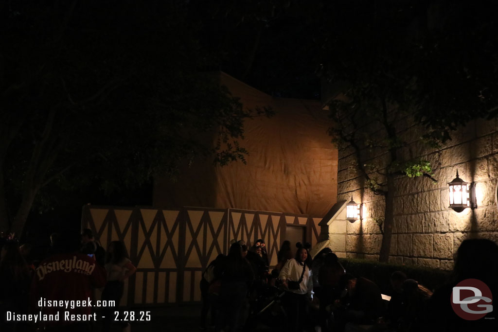 Renovation work near the Alice Restrooms