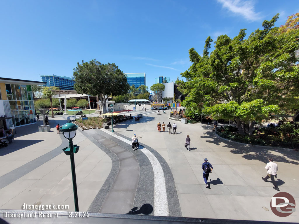 All the fences and concrete work in this area of Downtown Disney has wrapped up.