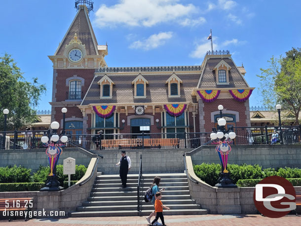 Main Street USA is decked out for the 70th.