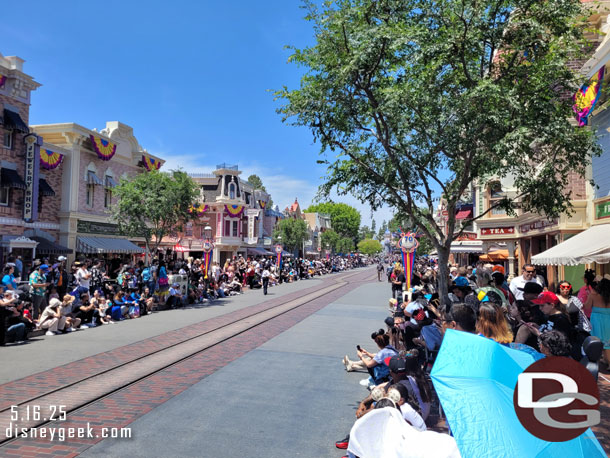 1:39pm - Found a spot for the Celebrate Happy Cavalcade
