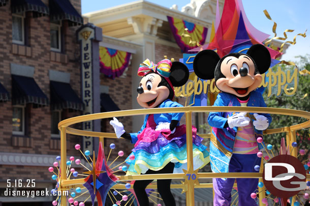 Mickey and Minnie Mouse