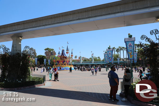 1:53pm - Heading to Disney California Adventure