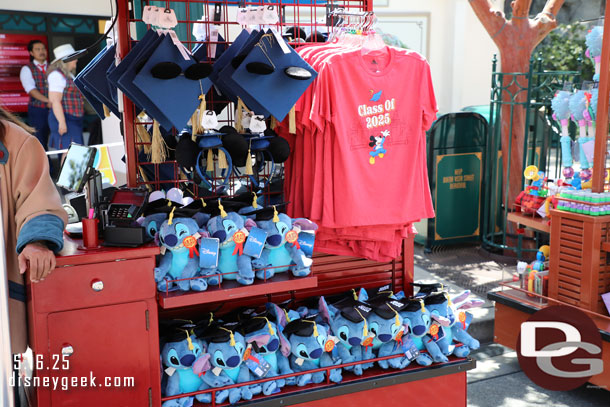 Its graduation season. A cart on Buena Vista Street.