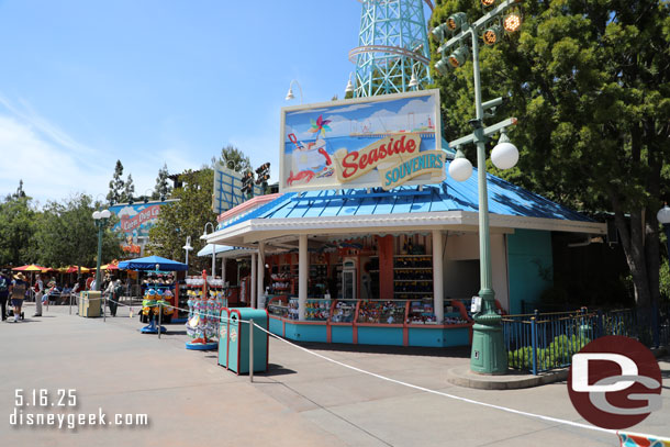 Ropes but no crowd for the parade, it has already stepped off in Hollywood Land.