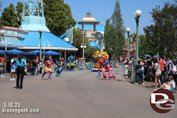 2:53pm - Better Together: A Pixar Pals Celebration Parade returned today for the Disneyland 70th Anniversary Celebration and will run all summer.