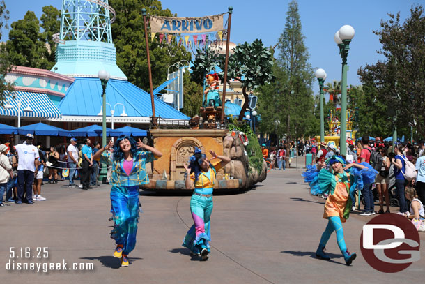 Luca in Better Together: A Pixar Pals Celebration Parade