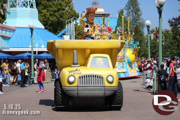 Toy Story in Better Together: A Pixar Pals Celebration Parade