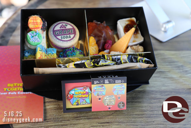 Better Together: A Pixar Pals Celebration Parade Dessert Package offering