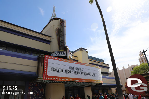 Disney Jr. Mickey Mouse Clubhouse Live has opened inside.