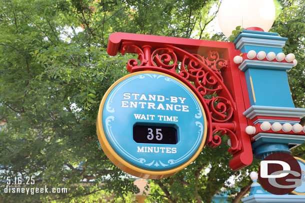 4:17pm - It was up to 35 by the time I got there but I decided to wait anyways.