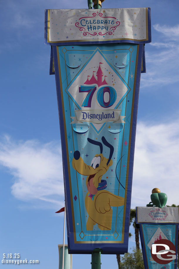 Pluto Disneyland 70 Banner in Esplanade
