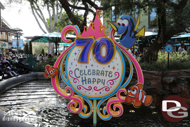 Finding Nemo Disneyland 70th photo op