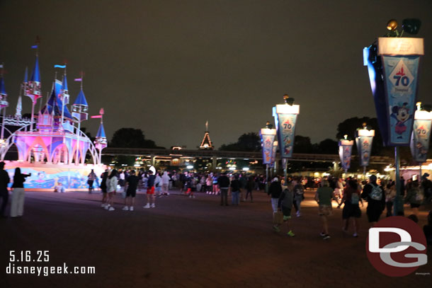 9:29pm - The Esplanade this evening.