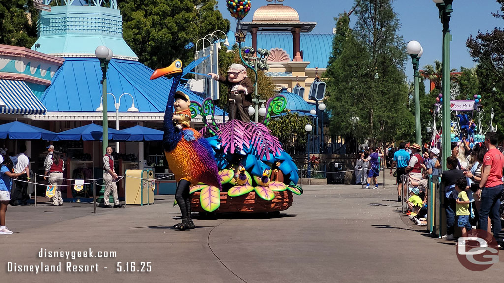 Up! in Better Together: A Pixar Pals Celebration Parade