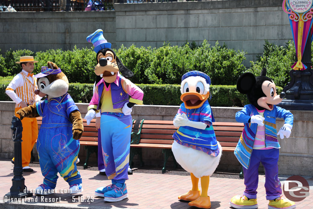 Mickey Mouse, Donald Duck, Goofy and Dale