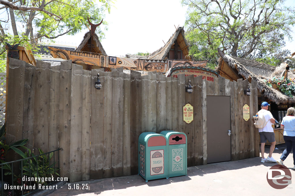 The Enchanted Tiki room is closed for renovation