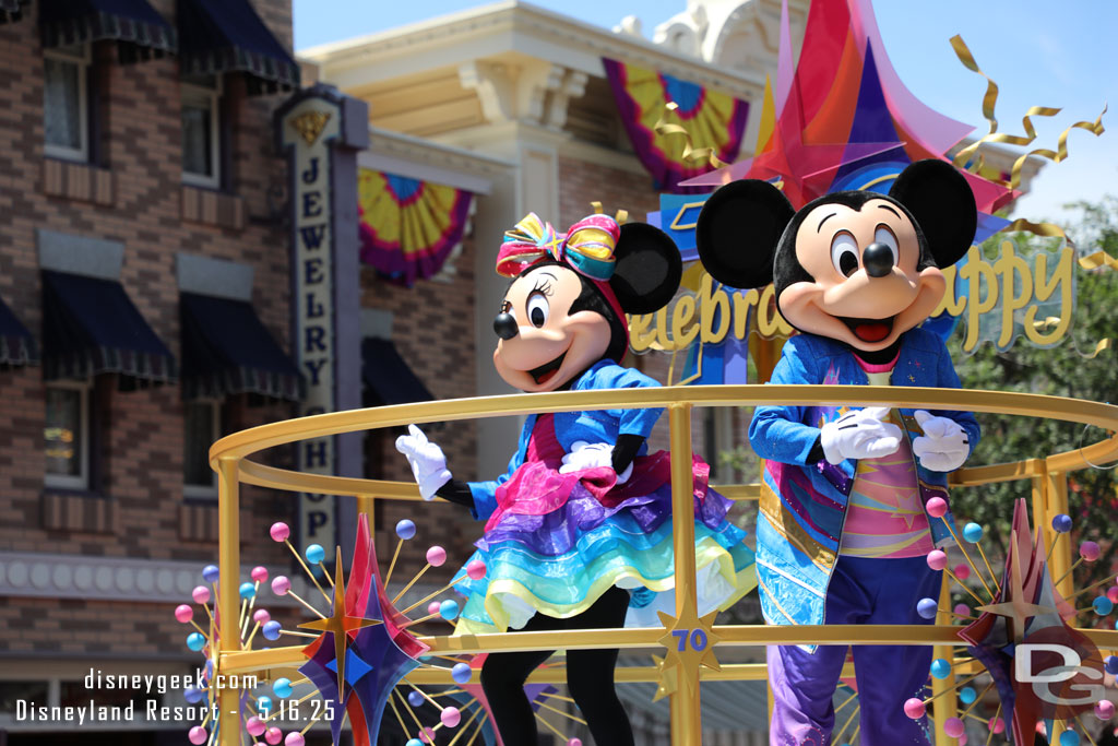 Mickey and Minnie Mouse