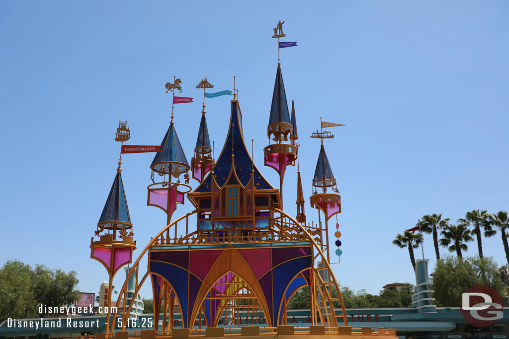 Each turret represents an original land and has icons from the land.
