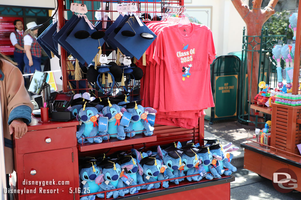 Its graduation season. A cart on Buena Vista Street.