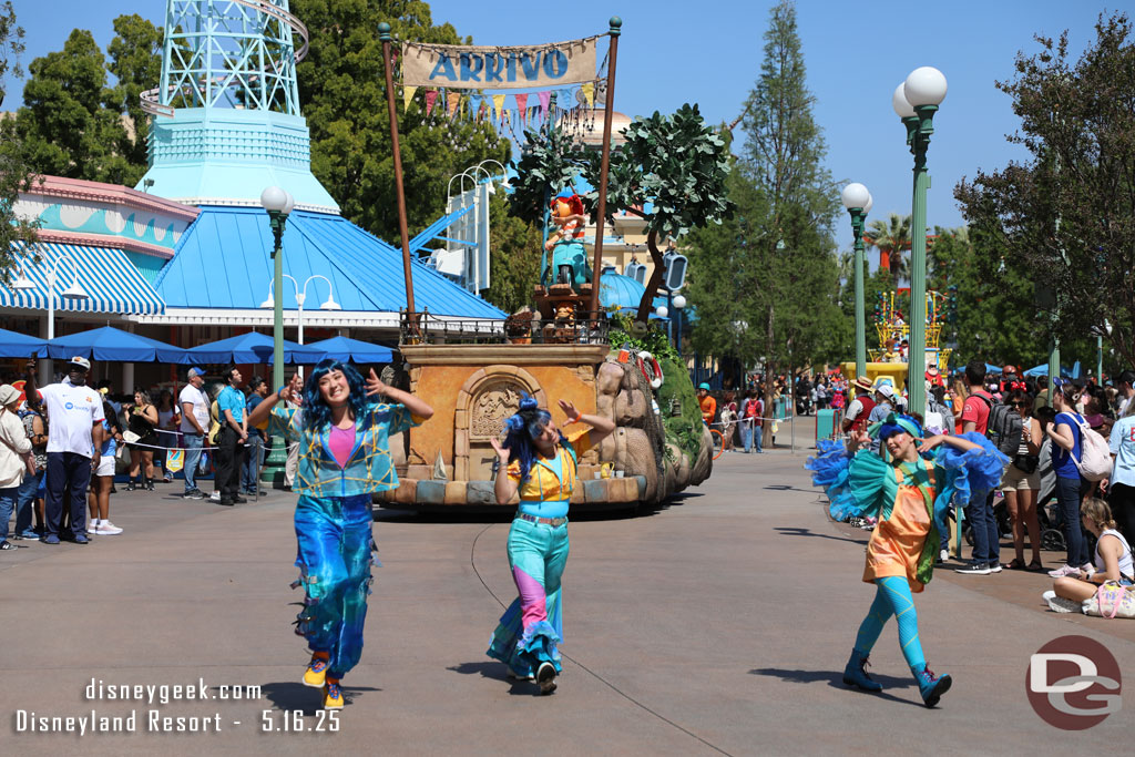 Luca in Better Together: A Pixar Pals Celebration Parade