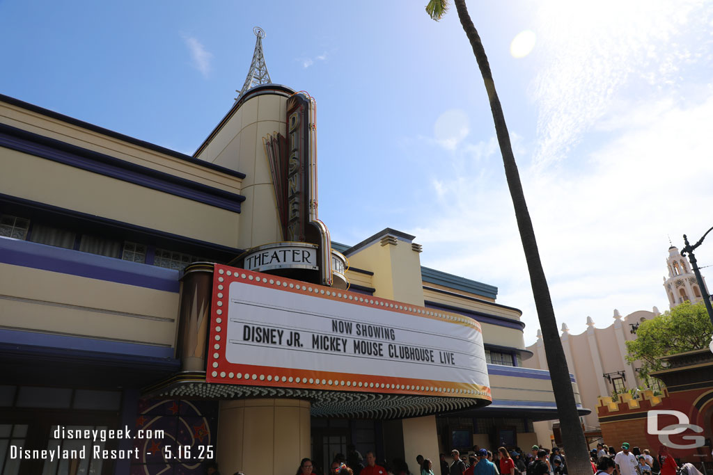 Disney Jr. Mickey Mouse Clubhouse Live has opened inside.