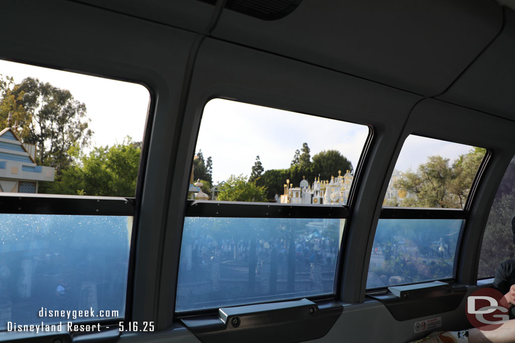 The windows have some film on them.