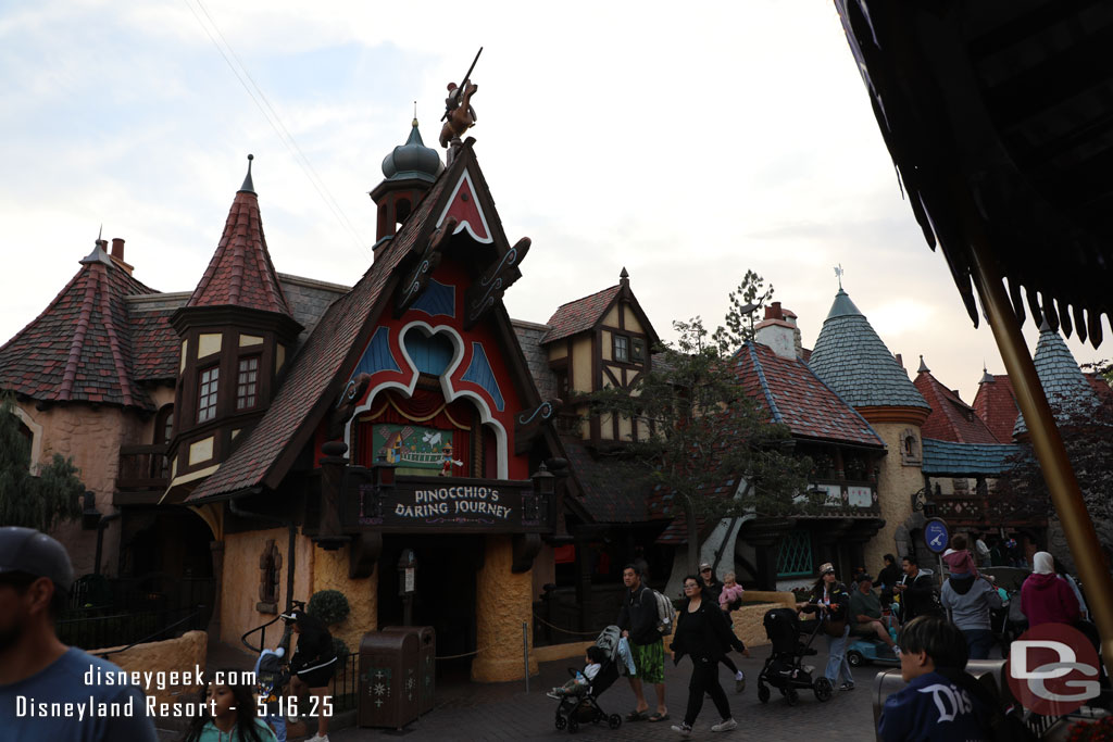 Pinocchio Renovation has wrapped up since my last visit.