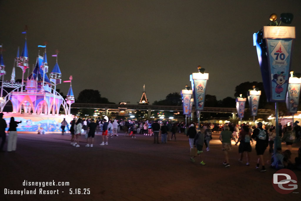 9:29pm - The Esplanade this evening.
