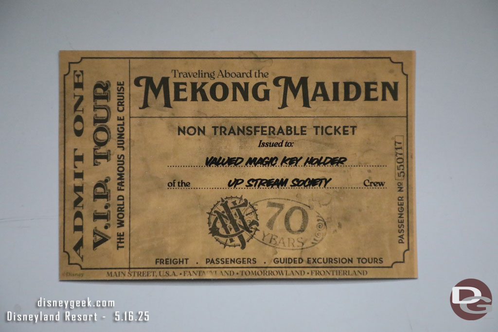 The back of the card.