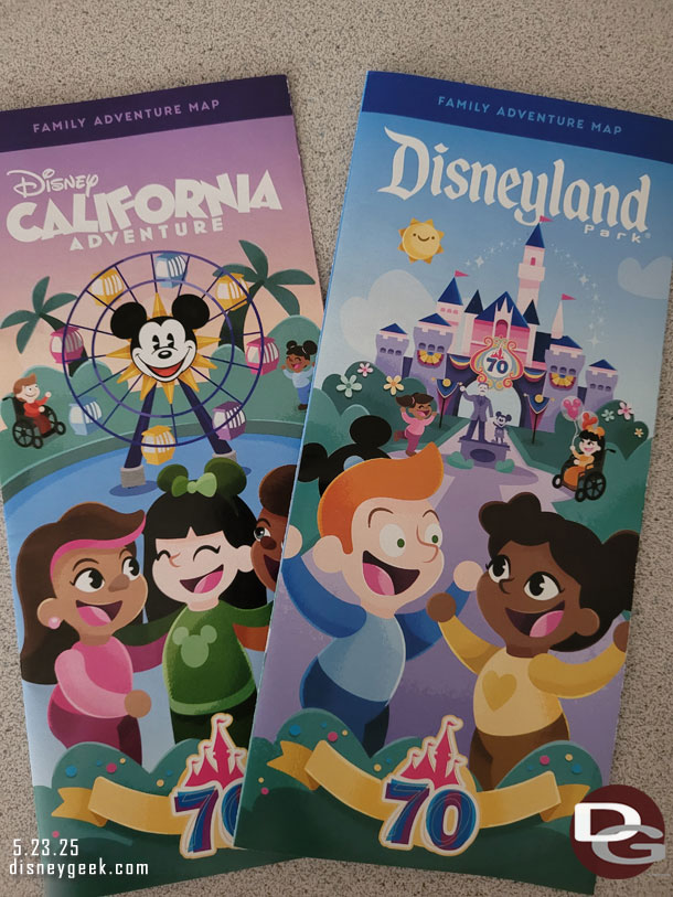 There are Family Adventure Maps available. I picked these up at the Grand Californian.