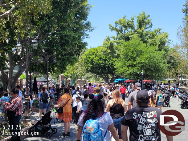 Walking through New Orleans Square