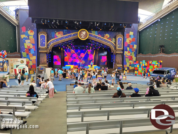 I arrived just as a show was ending of course.