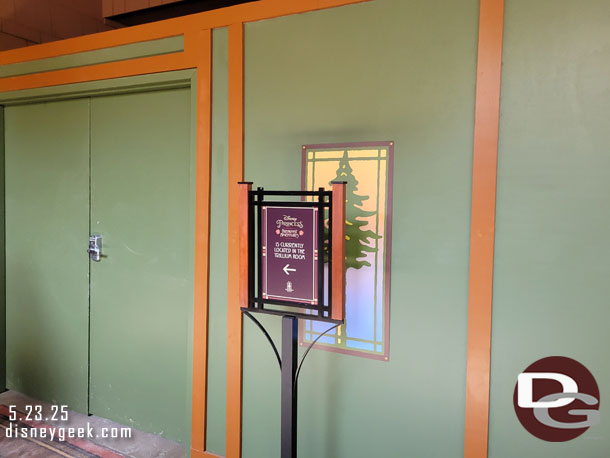 Napa Rose is closed for renovation.