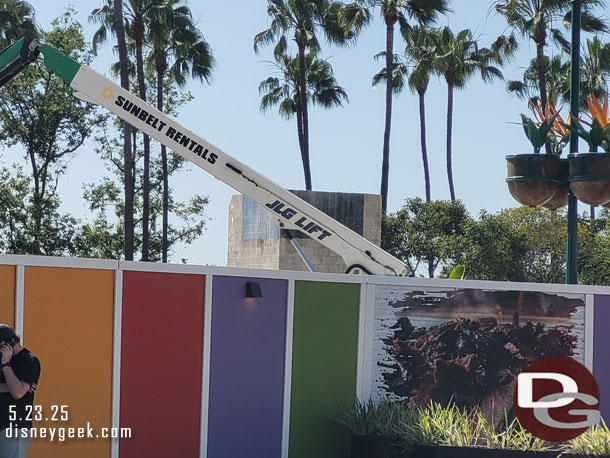 One structure remains. Was that a stairwell or elevator shaft?