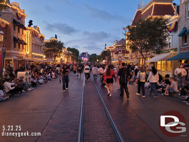 8:07pm - Main Street USA 