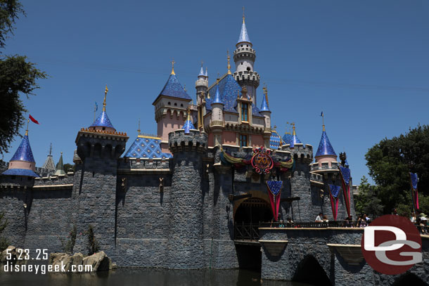 Sleeping Beauty Castle this afternoon