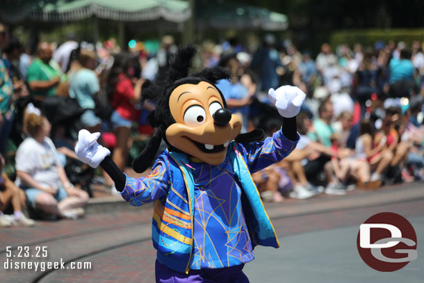 Max dancing his way down the parade route