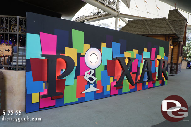 Pixar photo wall.