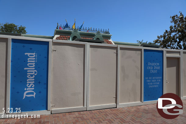 Work continues on the last set of turnstiles