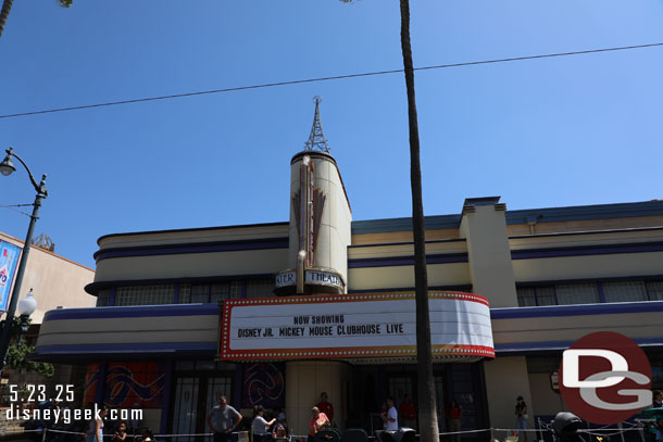 The marquee is still MIA