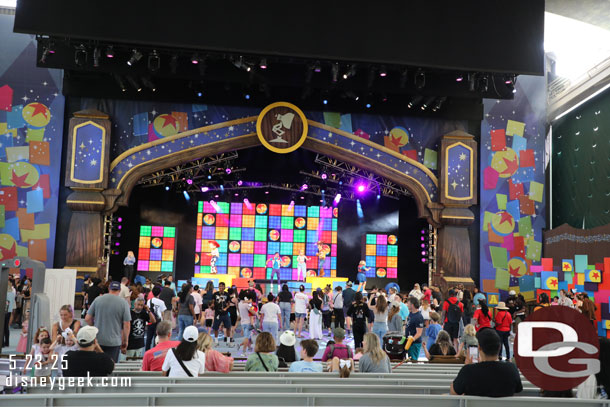A wider view of the scene.