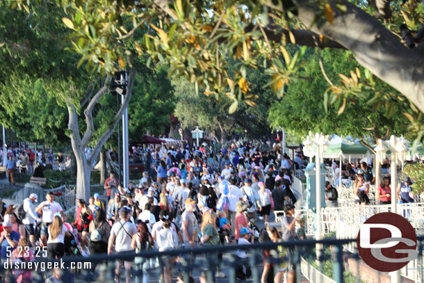 Looking toward Frontierland