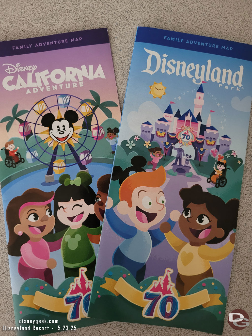 There are Family Adventure Maps available. I picked these up at the Grand Californian.
