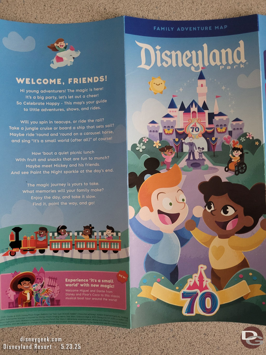 Disneyland map