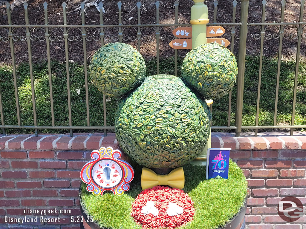 One of the Disneyland 70th Key locations