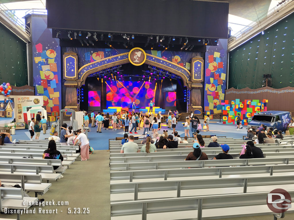 I arrived just as a show was ending of course.