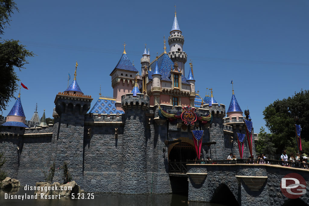 Sleeping Beauty Castle this afternoon
