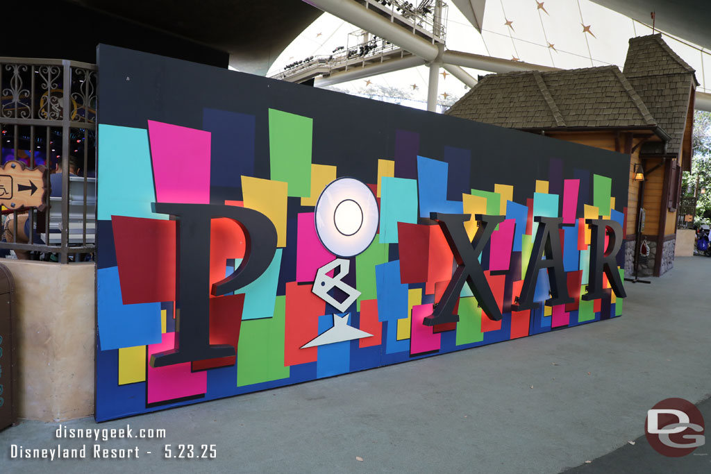 Pixar photo wall.