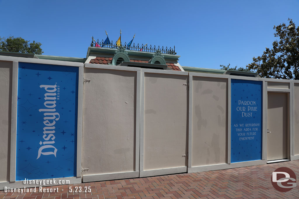 Work continues on the last set of turnstiles