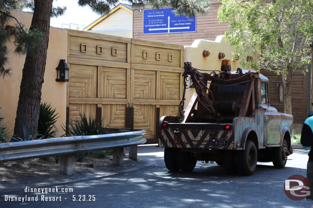 Mater backing into position near San Fransokyo